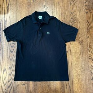 Lacoste Black Men’s Polo Shirt- Size 7 (xl)